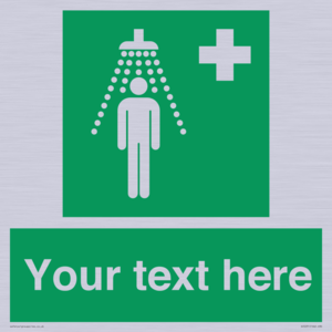 SH5231: Custom Safety Shower Sign