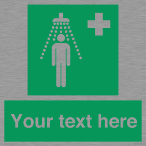 SH5231: Custom Safety Shower Sign