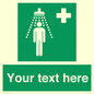 SH5231: Custom Safety Shower Sign