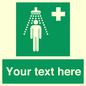 SH5231: Custom Safety Shower Sign