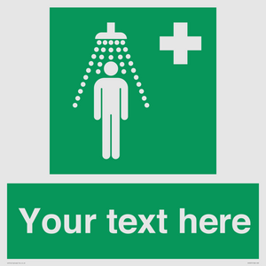 SH5231: Custom Safety Shower Sign