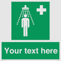 SH5231: Custom Safety Shower Sign