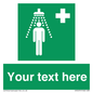 SH5231: Custom Safety Shower Sign