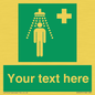 SH5231: Custom Safety Shower Sign