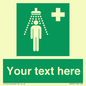 SH5231: Custom Safety Shower Sign