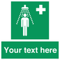 SH5231: Custom Safety Shower Sign