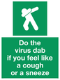 SH5938: Do the virus dab if you feel like a cough or a sneeze