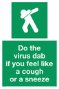 SH5938: Do the virus dab if you feel like a cough or a sneeze
