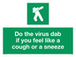 SH5938: Do the virus dab if you feel like a cough or a sneeze