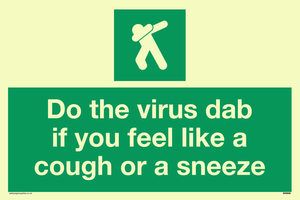 SH5938: Do the virus dab if you feel like a cough or a sneeze