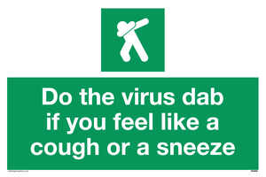 SH5938: Do the virus dab if you feel like a cough or a sneeze