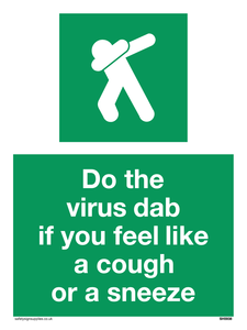 SH5938: Do the virus dab if you feel like a cough or a sneeze