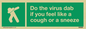 SH5938: Do the virus dab if you feel like a cough or a sneeze