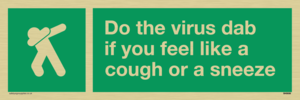 SH5938: Do the virus dab if you feel like a cough or a sneeze