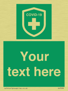 SH7058: Custom Safe condition; Covid-19 virus protected