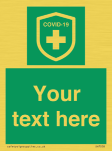 SH7058: Custom Safe condition; Covid-19 virus protected