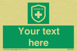 SH7058: Custom Safe condition; Covid-19 virus protected