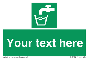 SH7172: Custom Safe condition: Drinking water