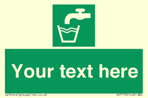SH7172: Custom Safe condition: Drinking water