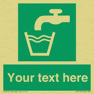 SH7172: Custom Safe condition: Drinking water