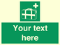 SH7211: Custom sign safe condition Medical grab bag