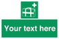 SH7211: Custom sign safe condition Medical grab bag