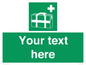 SH7211: Custom sign safe condition Medical grab bag