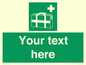 SH7211: Custom sign safe condition Medical grab bag