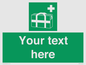 SH7211: Custom sign safe condition Medical grab bag