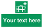SH7211: Custom sign safe condition Medical grab bag