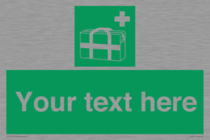 SH7211: Custom sign safe condition Medical grab bag