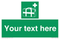 SH7211: Custom sign safe condition Medical grab bag