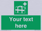 SH7211: Custom sign safe condition Medical grab bag