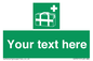 SH7211: Custom sign safe condition Medical grab bag