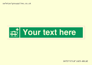 SH7211: Custom sign safe condition Medical grab bag