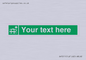 SH7211: Custom sign safe condition Medical grab bag