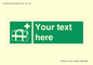 SH7211: Custom sign safe condition Medical grab bag