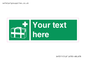 SH7211: Custom sign safe condition Medical grab bag
