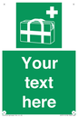 SH7211: Custom sign safe condition Medical grab bag