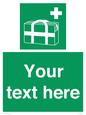 SH7211: Custom sign safe condition Medical grab bag