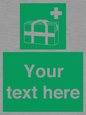 SH7211: Custom sign safe condition Medical grab bag