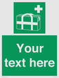 SH7211: Custom sign safe condition Medical grab bag