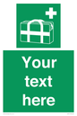 SH7211: Custom sign safe condition Medical grab bag