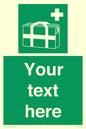 SH7211: Custom sign safe condition Medical grab bag