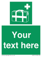 SH7211: Custom sign safe condition Medical grab bag