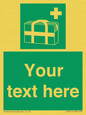 SH7211: Custom sign safe condition Medical grab bag