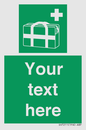 SH7211: Custom sign safe condition Medical grab bag