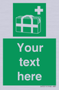 SH7211: Custom sign safe condition Medical grab bag
