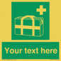 SH7211: Custom sign safe condition Medical grab bag