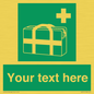 SH7211: Custom sign safe condition Medical grab bag